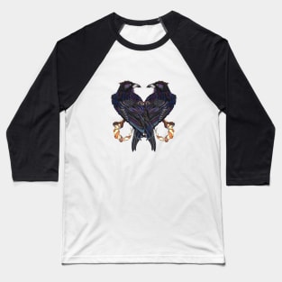 Raven Heart Baseball T-Shirt